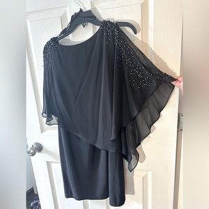 Black semiformal dress size 10p